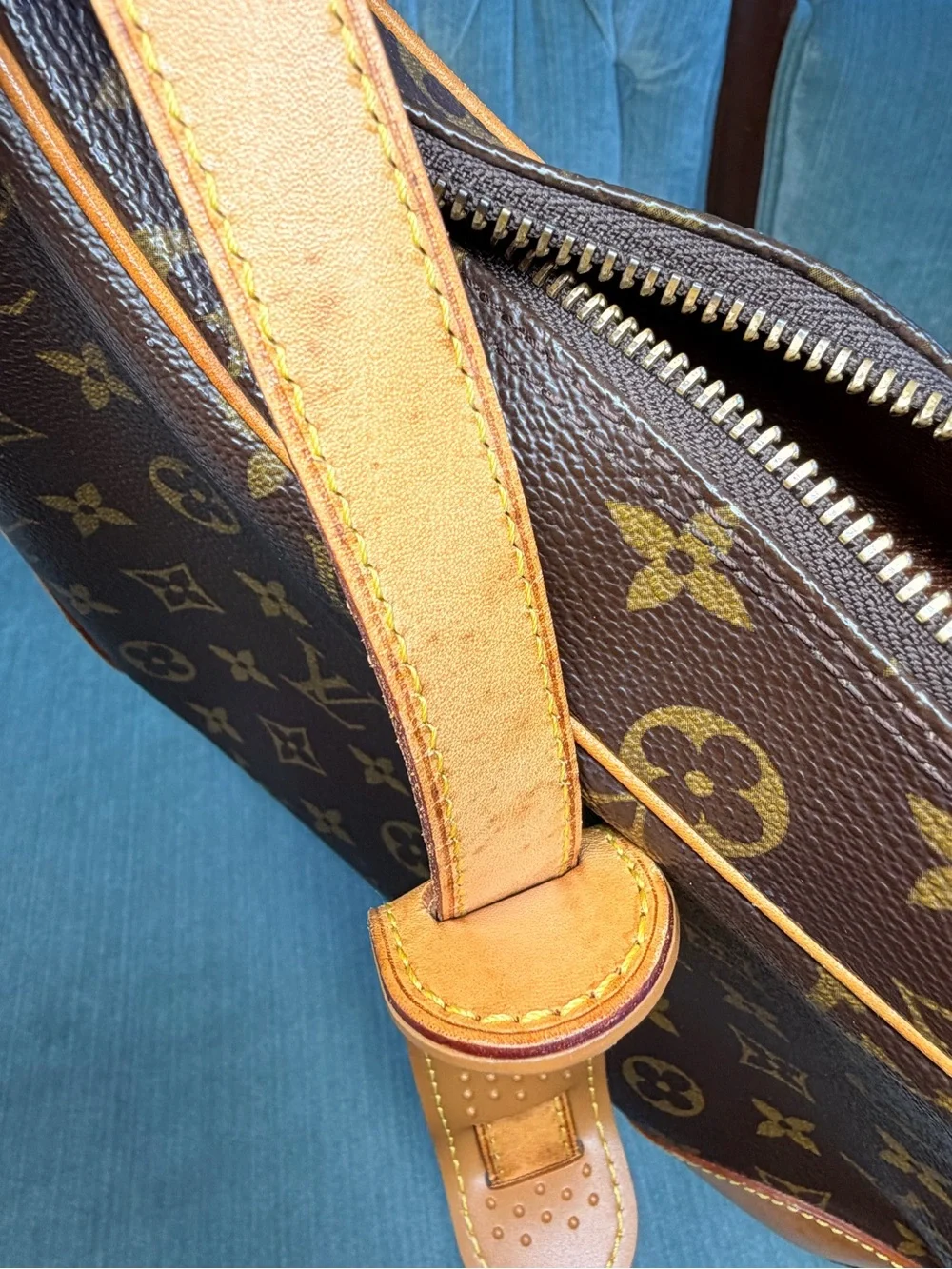 Louis Vuitton Vintage Boulogne Brown Monogram Canvas Shoulder Bag - Classic LV